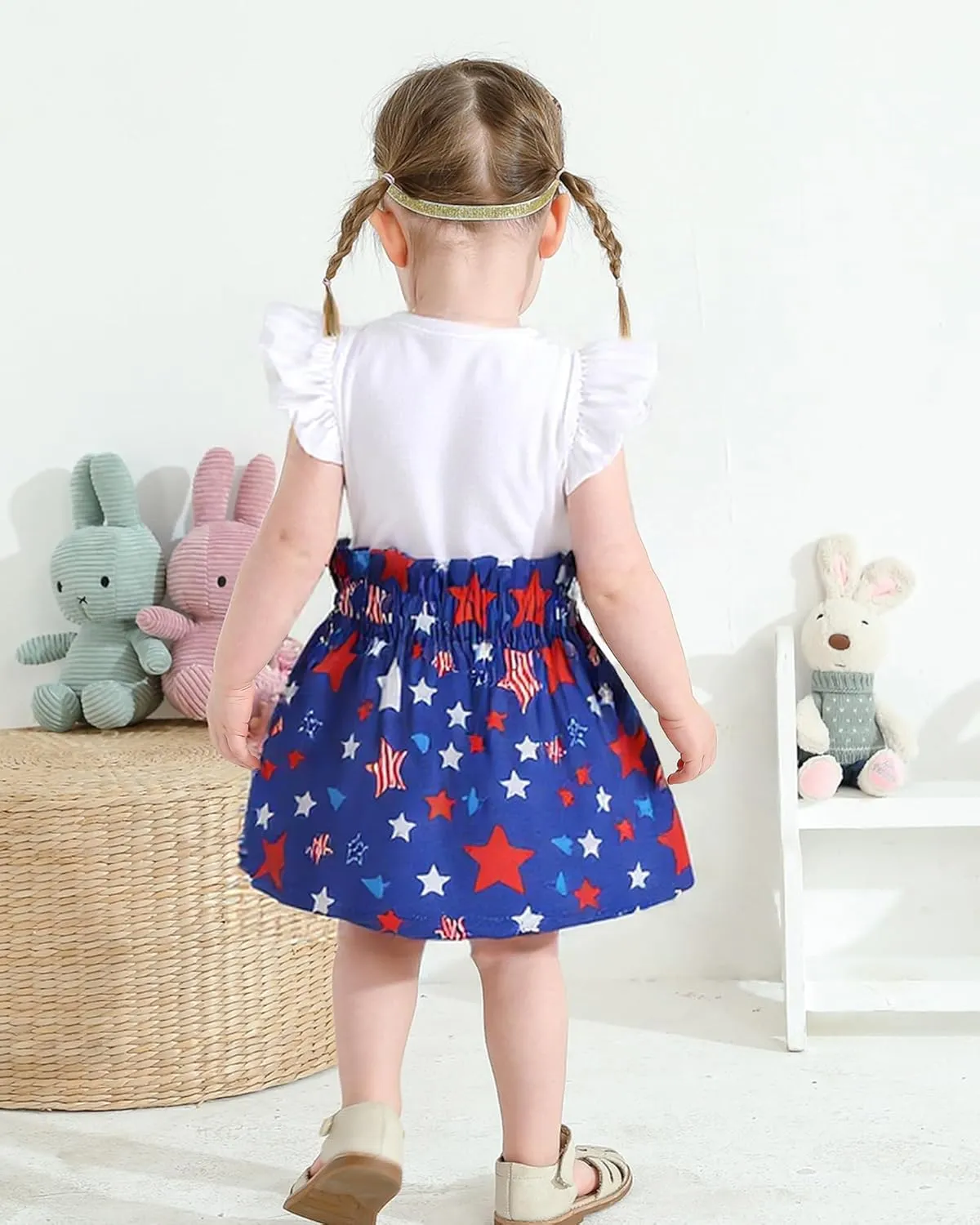 SUNNY PIGGY Baby Girl Clothes Newborn Dress Infant Romper Summer Outfit Cute Toddler Clothing Skirt Set