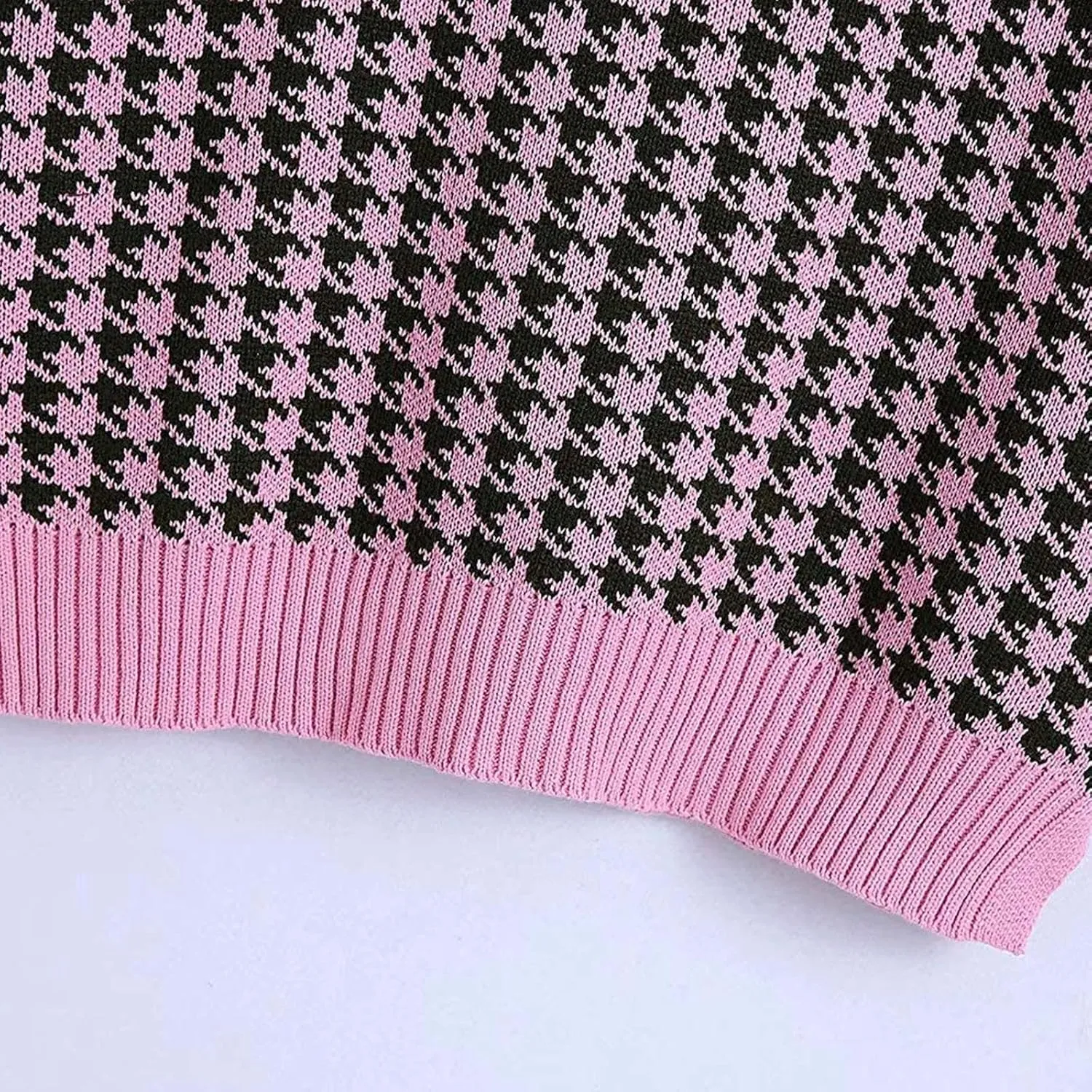 Sweater Vest for Women Plaid Knit Sleeveless V Neck Top Checkered Sweaters Oversized Y2k Cropped Pullover Tank Tops