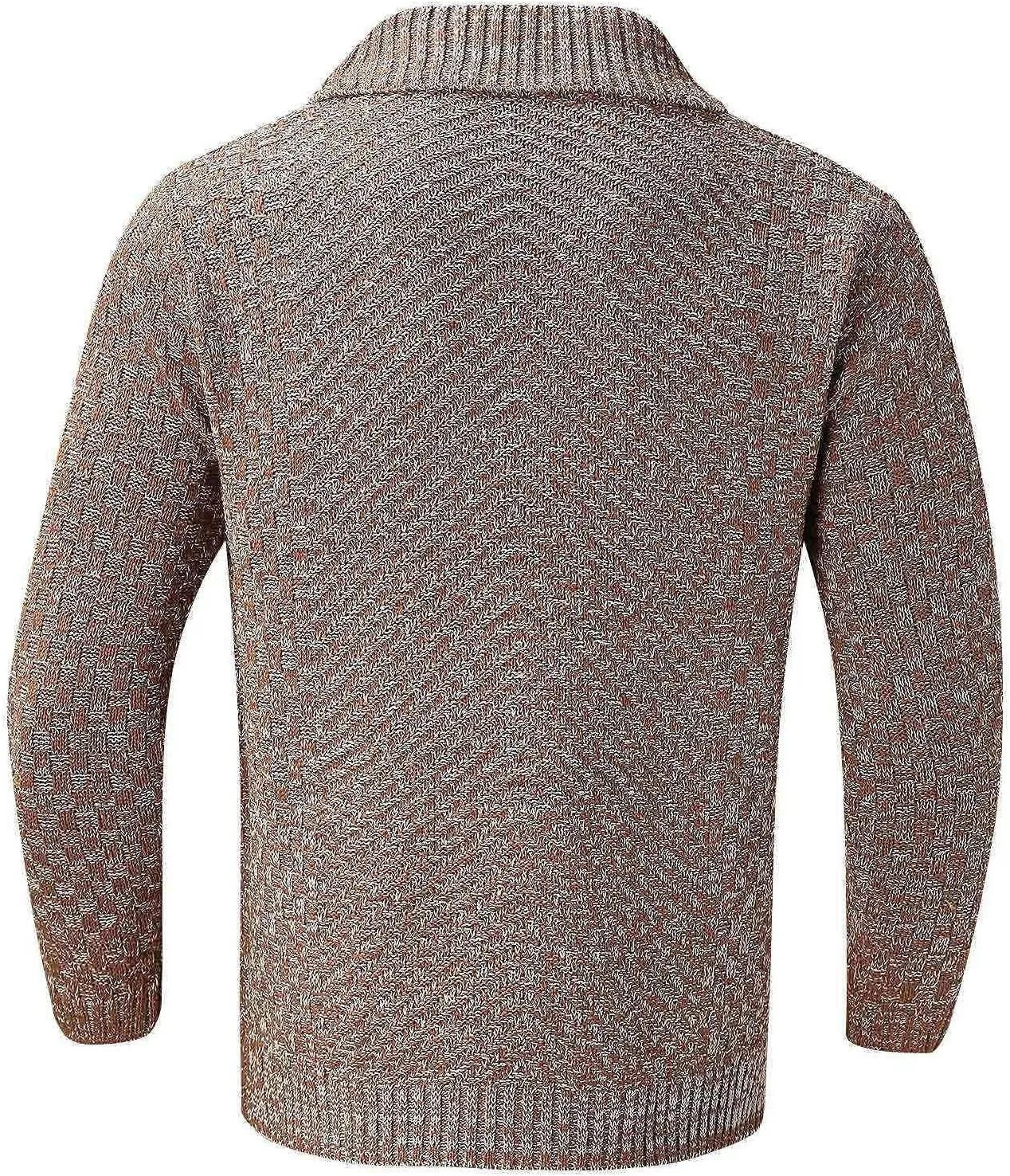 Sweaters for Men Mens Winter Shawl Collar Open Front Button Down Cardigan Long Sleeve Sweaters Coat