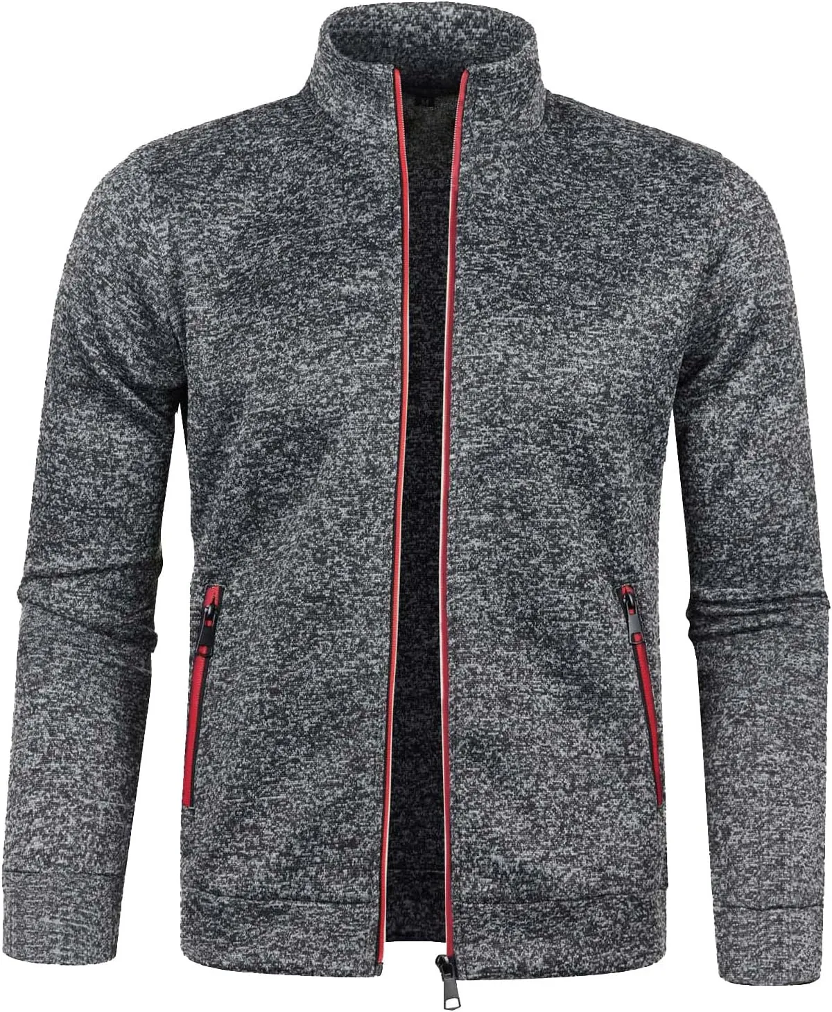Sweaters for Men Men's Wool Blended Cardigan Sweaters V Neck Button Down Cardigans with Pockets