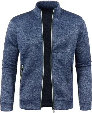 Sweaters for Men Men's Wool Blended Cardigan Sweaters V Neck Button Down Cardigans with Pockets