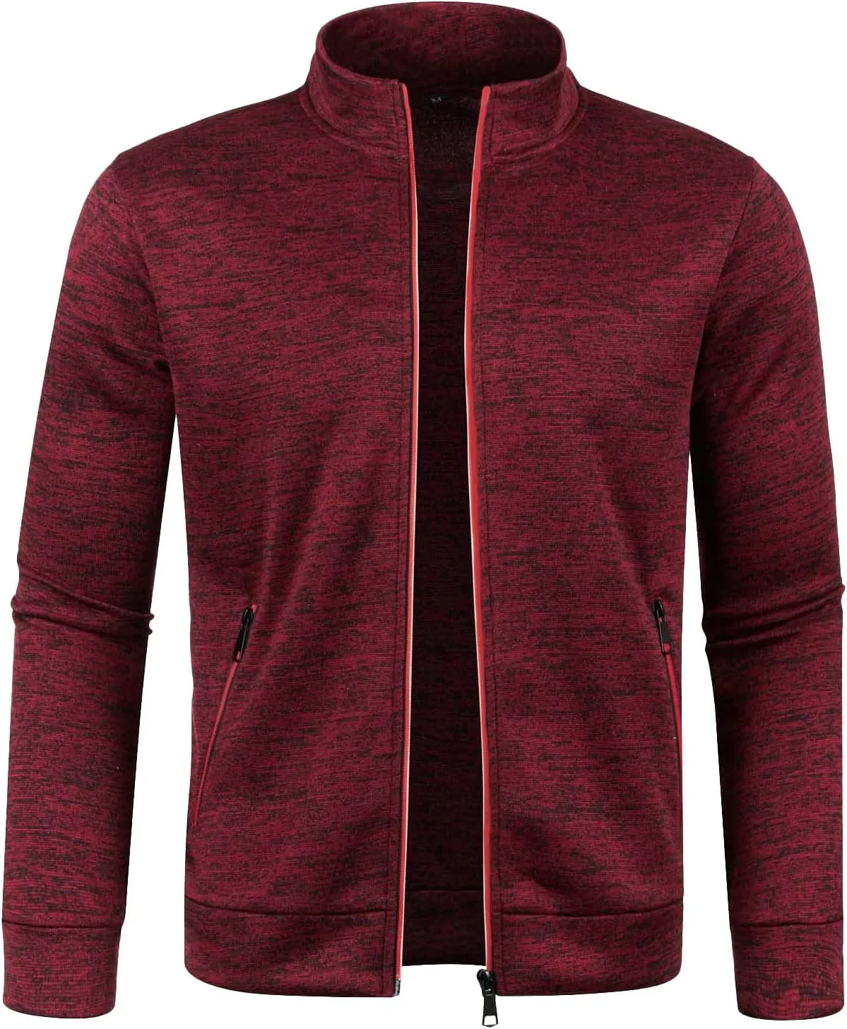 Sweaters for Men Men's Wool Blended Cardigan Sweaters V Neck Button Down Cardigans with Pockets