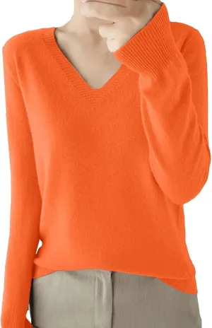 Sweaters for Women Cable Knit Long Sleeve Pullover V Neck Shirt Sweatshirt Slim Fitted Undershirt Fall Casual Top