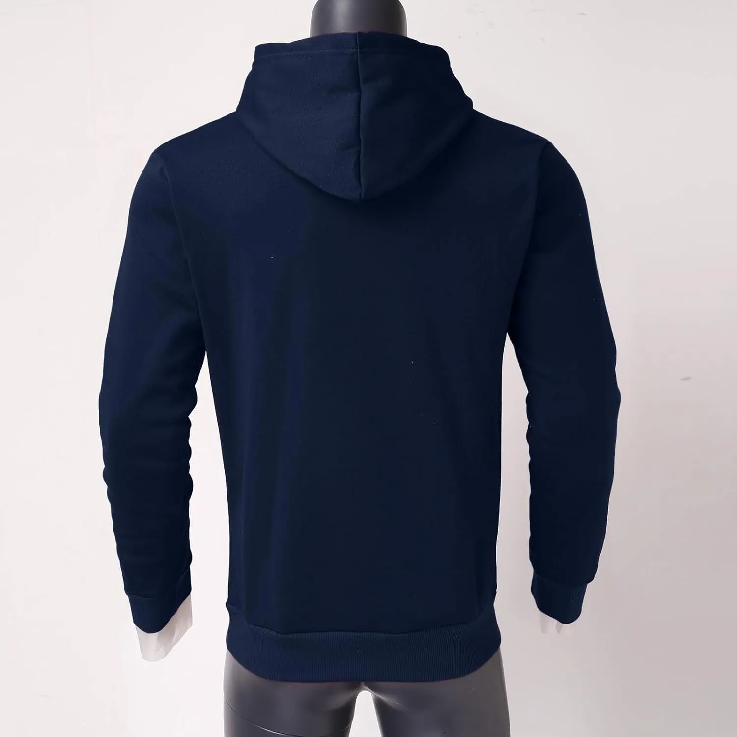 Sweatshirts for Men Casual Long Sleeve Pullover Hoodie Trendy Drawstring Solid Regular Fit Vintage Sweatshirt S-2XL
