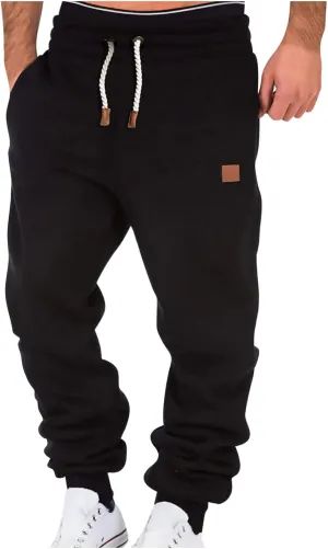 symoid Mens Sweatpants with Pockets Casual Drawstring Elastic Waist Jogger Pants Tapered Sweatpant Hiking Outerwear