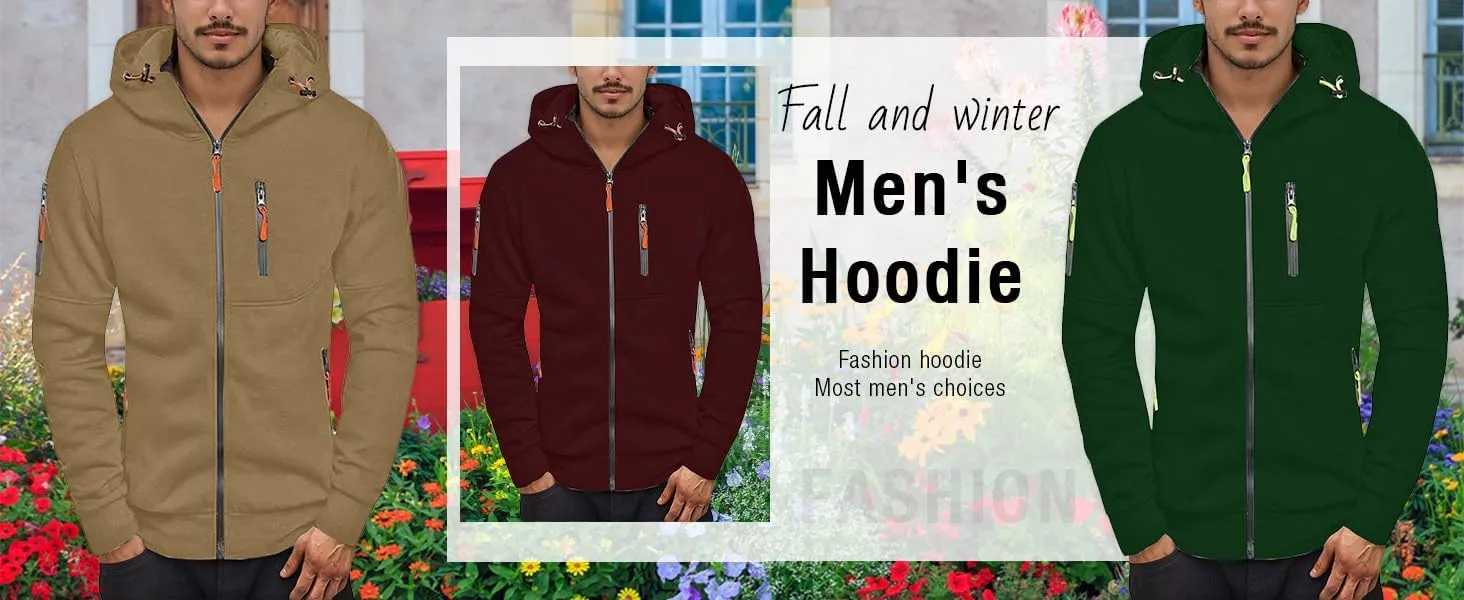 Tactic Shirt Pullover Men Hoodies With Zipper Fall Windbreaker Jacket Hoodies With Zip Pockets