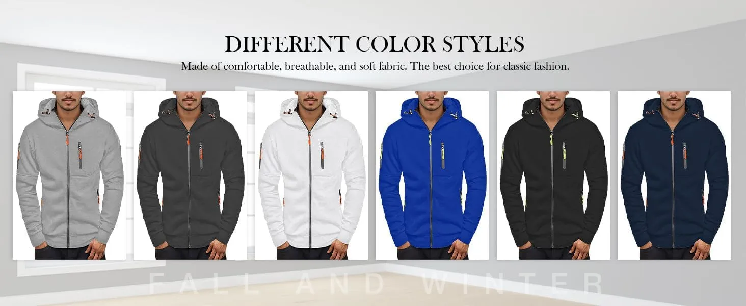 Tactic Shirt Pullover Men Hoodies With Zipper Fall Windbreaker Jacket Hoodies With Zip Pockets