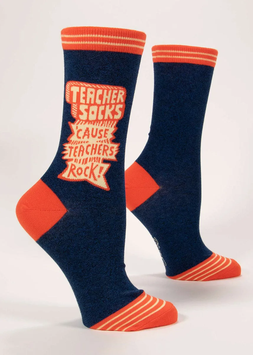 Teachers Rock Women's Socks