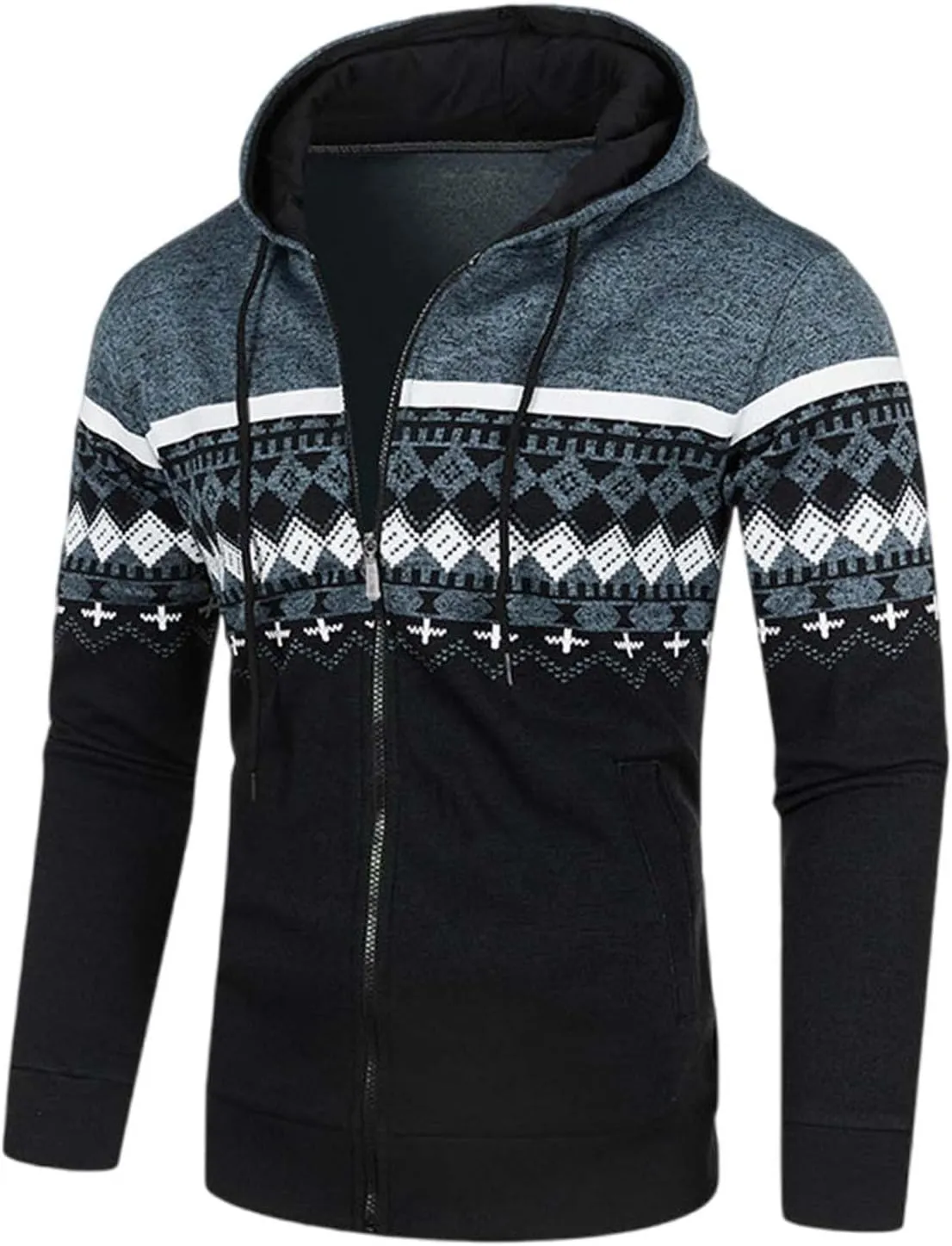 Thick Sweaters For Men Solid Zipper Warm Cardigan Knitted Coat Top Long Sleeve Pullover Shirts For Men sweater men