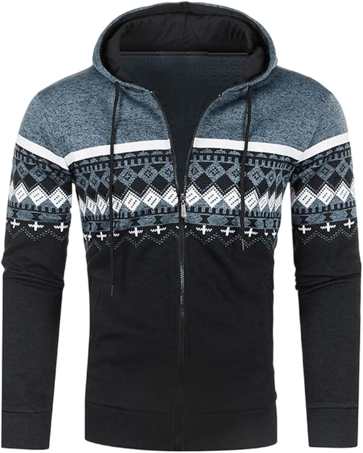 Thick Sweaters For Men Solid Zipper Warm Cardigan Knitted Coat Top Long Sleeve Pullover Shirts For Men sweater men