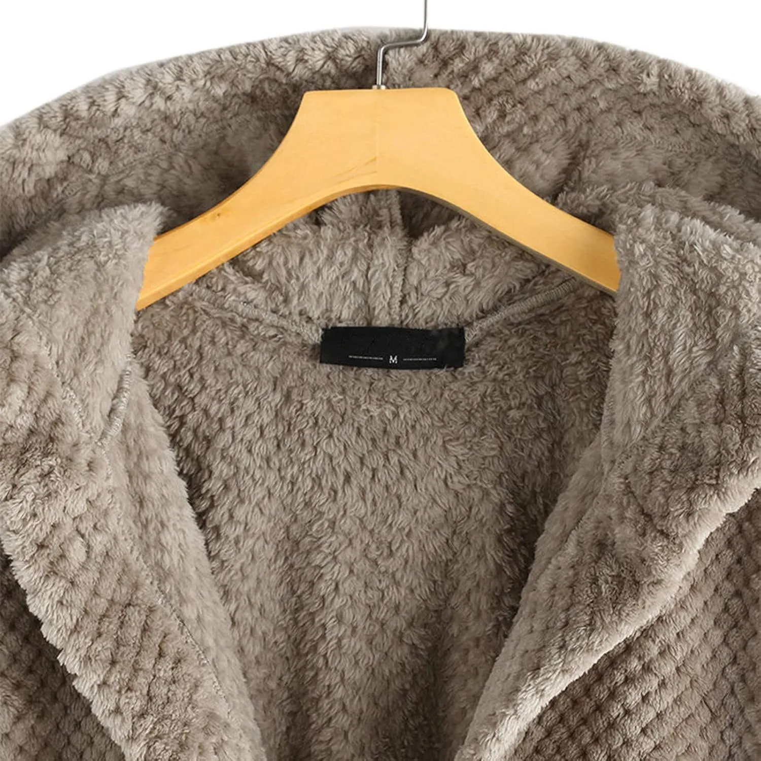 Thicken Warm Winter Coat for Women Fuzzy Fleece Shaggy Shacket Jacket Patchwork Coats Outwear with Pockets