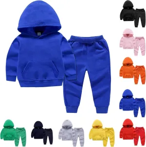 Toddler Baby Boy Fall Clothes Long Sleeve Hoodie Sweatshirt Top   Stretch Jogger Pants Outfit Infant Clothing Set