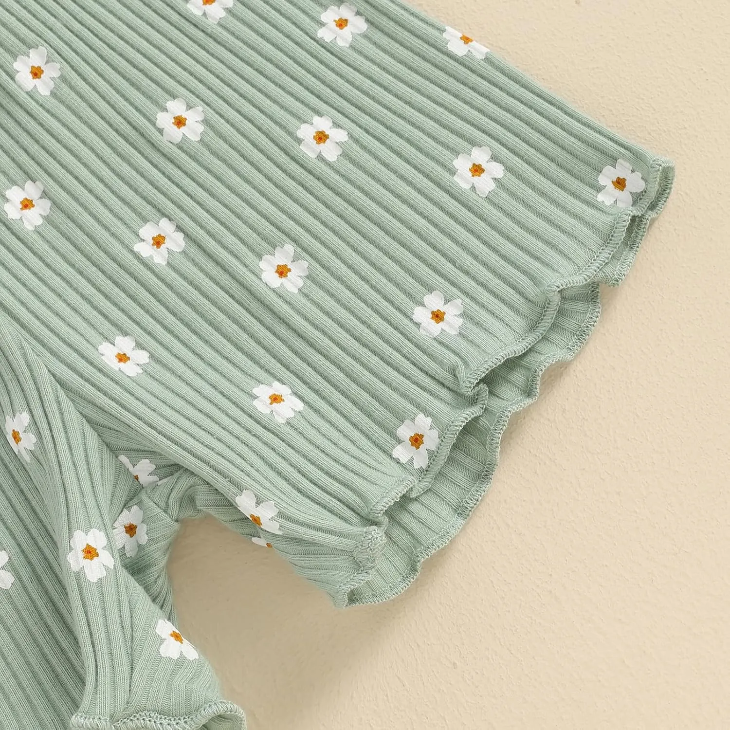 Toddler Baby Girl Summer Clothes Floral Print Short Sleeve T-shirt Tops and Shorts Outfit Casual 2Pcs Clothing Set