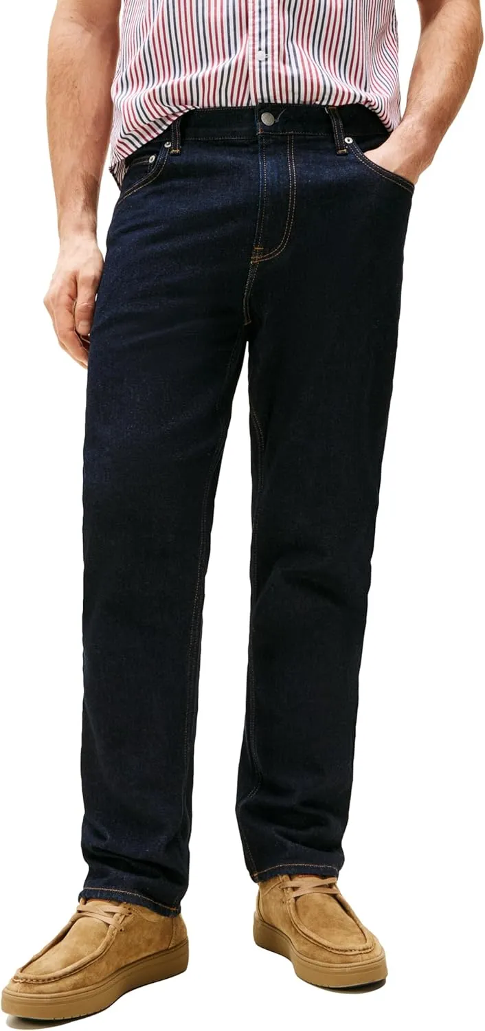 Tommy Hilfiger Straight Fit Stretch Jeans for Men