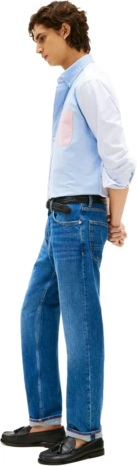 Tommy Hilfiger Straight Fit Stretch Jeans for Men
