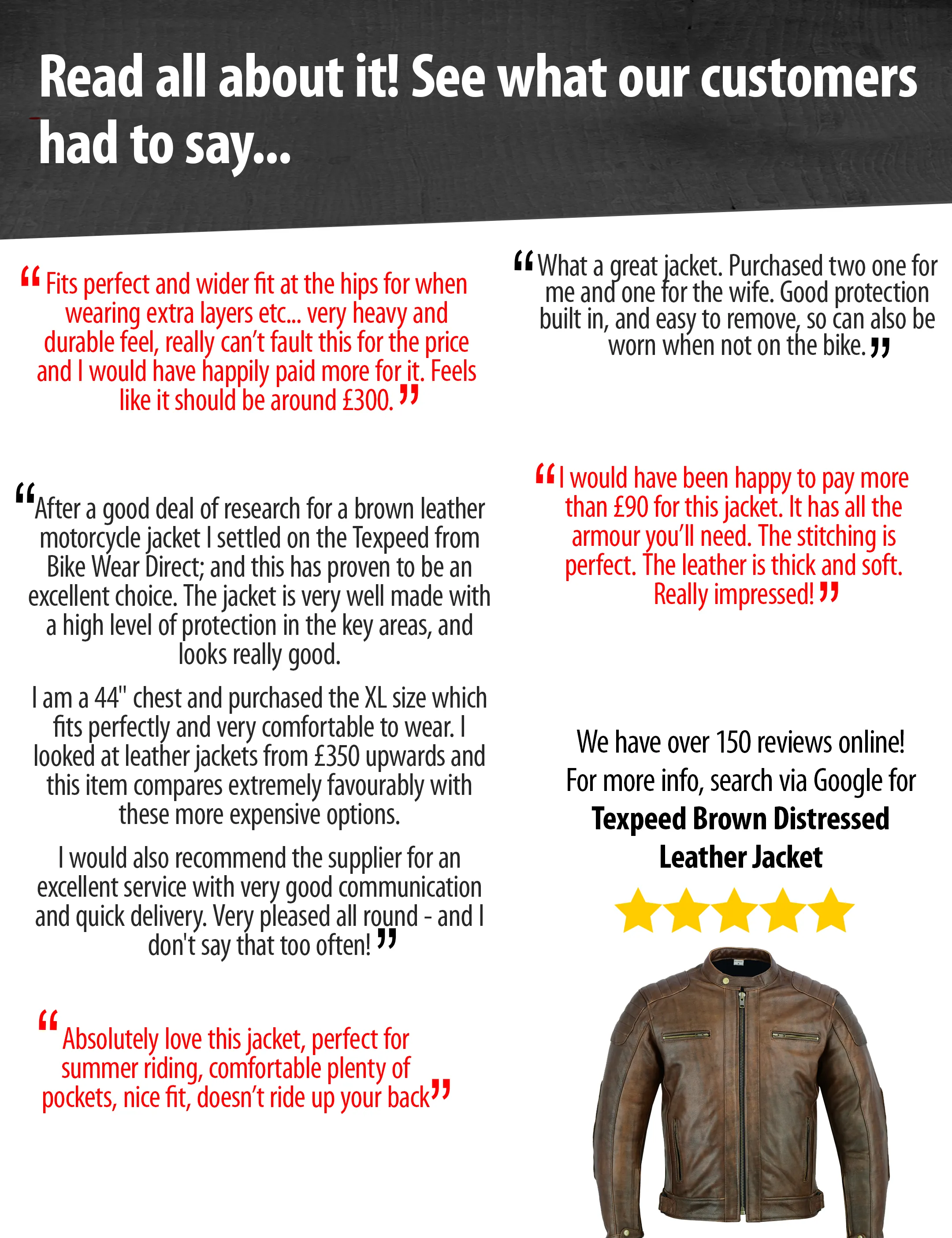 Touring Brown Leather Motorcycle Jacket