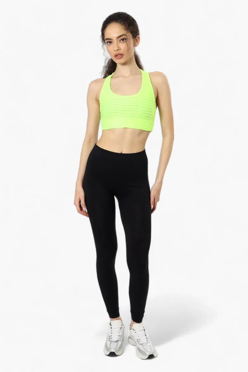 Toxika Basic Waffle Tank Top - Yellow