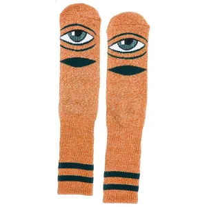 Toy Machine Sect Eye Crew Socks Orange Heather