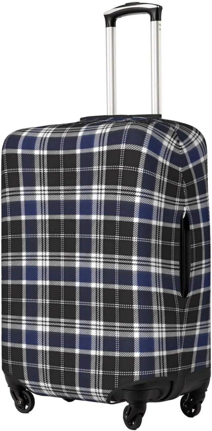 Travel Luggage Cover Suitcase Protector Bag, Checked Anti-Scratch Fits 18-32 Inch Luggage, Suitcase Sleeve For Kid And Adult,Small