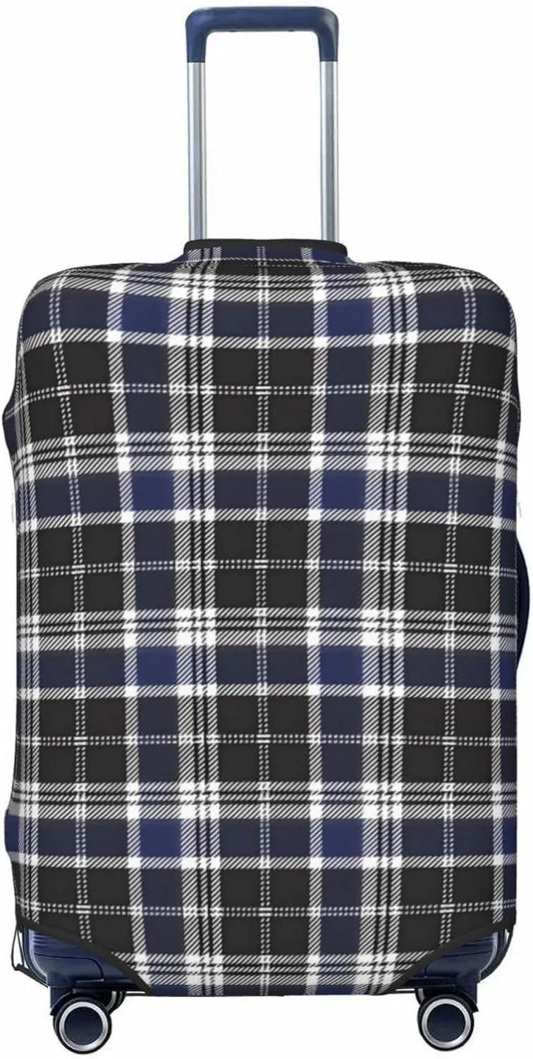Travel Luggage Cover Suitcase Protector Bag, Checked Anti-Scratch Fits 18-32 Inch Luggage, Suitcase Sleeve For Kid And Adult,Small
