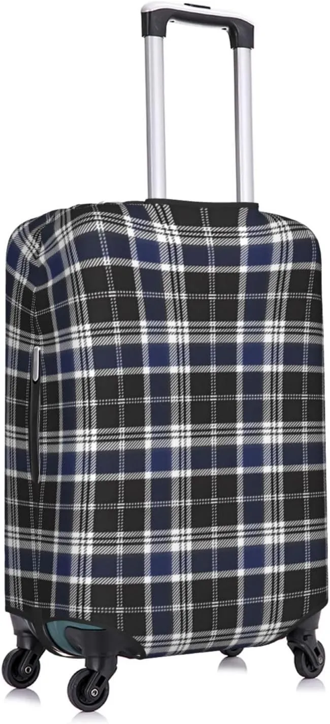 Travel Luggage Cover Suitcase Protector Bag, Checked Anti-Scratch Fits 18-32 Inch Luggage, Suitcase Sleeve For Kid And Adult,Small