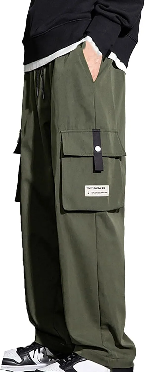 TRmicos para Black Baggy Pants Mens Ankle Fit Pants Cold Weather Jackets for Men Women's Cargo Pants with Pockets Mens Work Pants Fleece Lined Cargo Jeans for Men Relaxed Fit