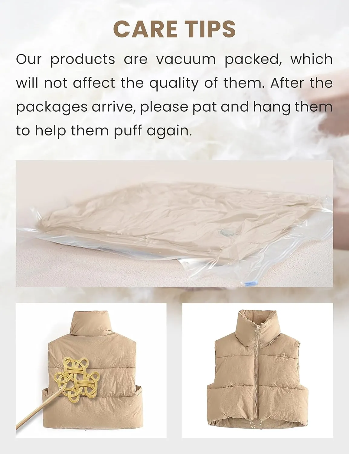 UANEO Cropped Puffer Vest Women Zip Up Stand Collar Sleeveless Padded Crop Puffy Vests