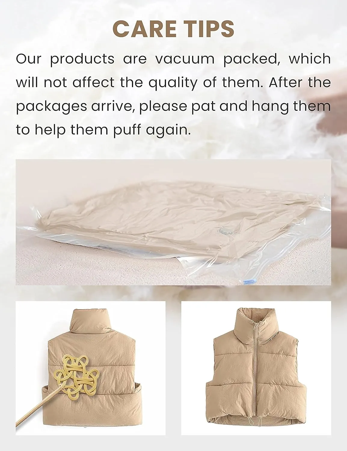 UANEO Cropped Puffer Vest Women Zip Up Stand Collar Sleeveless Padded Crop Puffy Vests