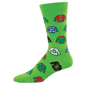 Ugly Sweaters Men's Crew Socks