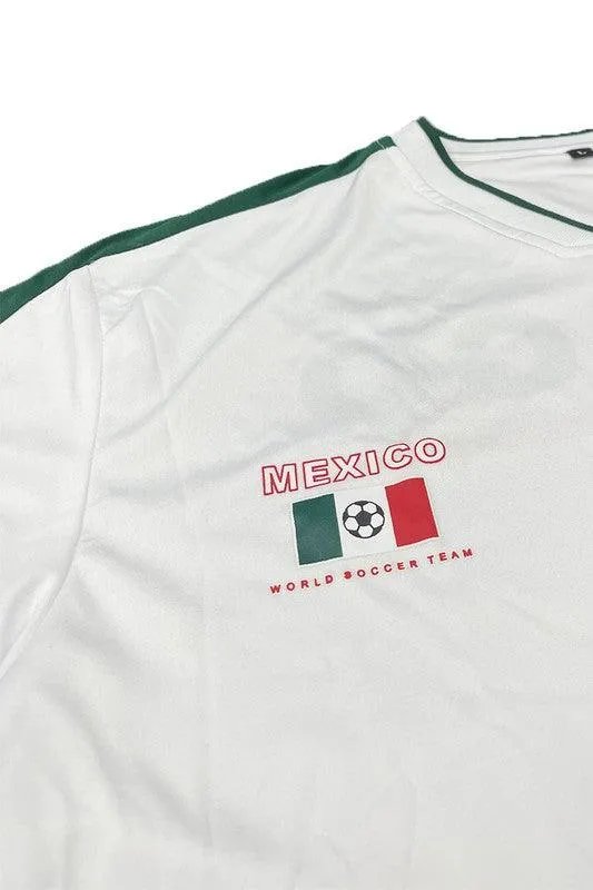 Unisex Mexico Team World Soccer Jersey Shirts Up To 3Xl