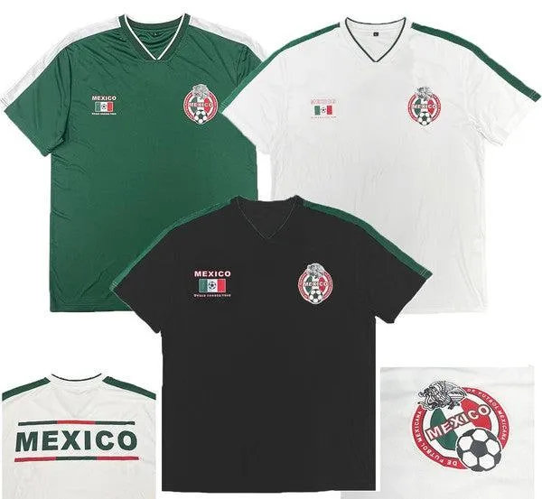 Unisex Mexico Team World Soccer Jersey Shirts Up To 3Xl