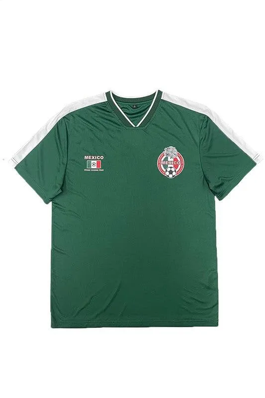 Unisex Mexico Team World Soccer Jersey Shirts Up To 3Xl