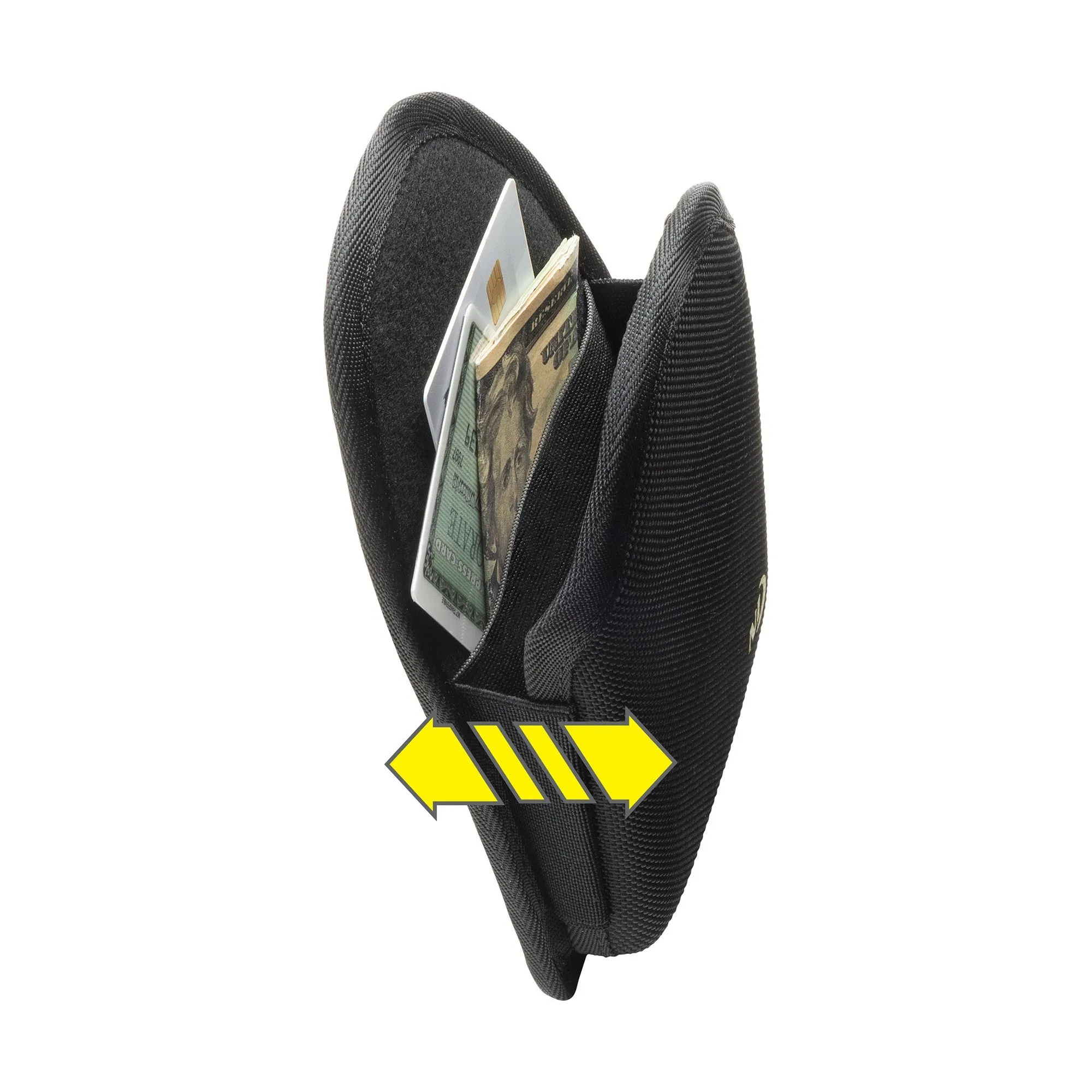 Universal Nite Ize Clip Case Hardshell QuickSlide Holster - XXL - Black - 15-11173
