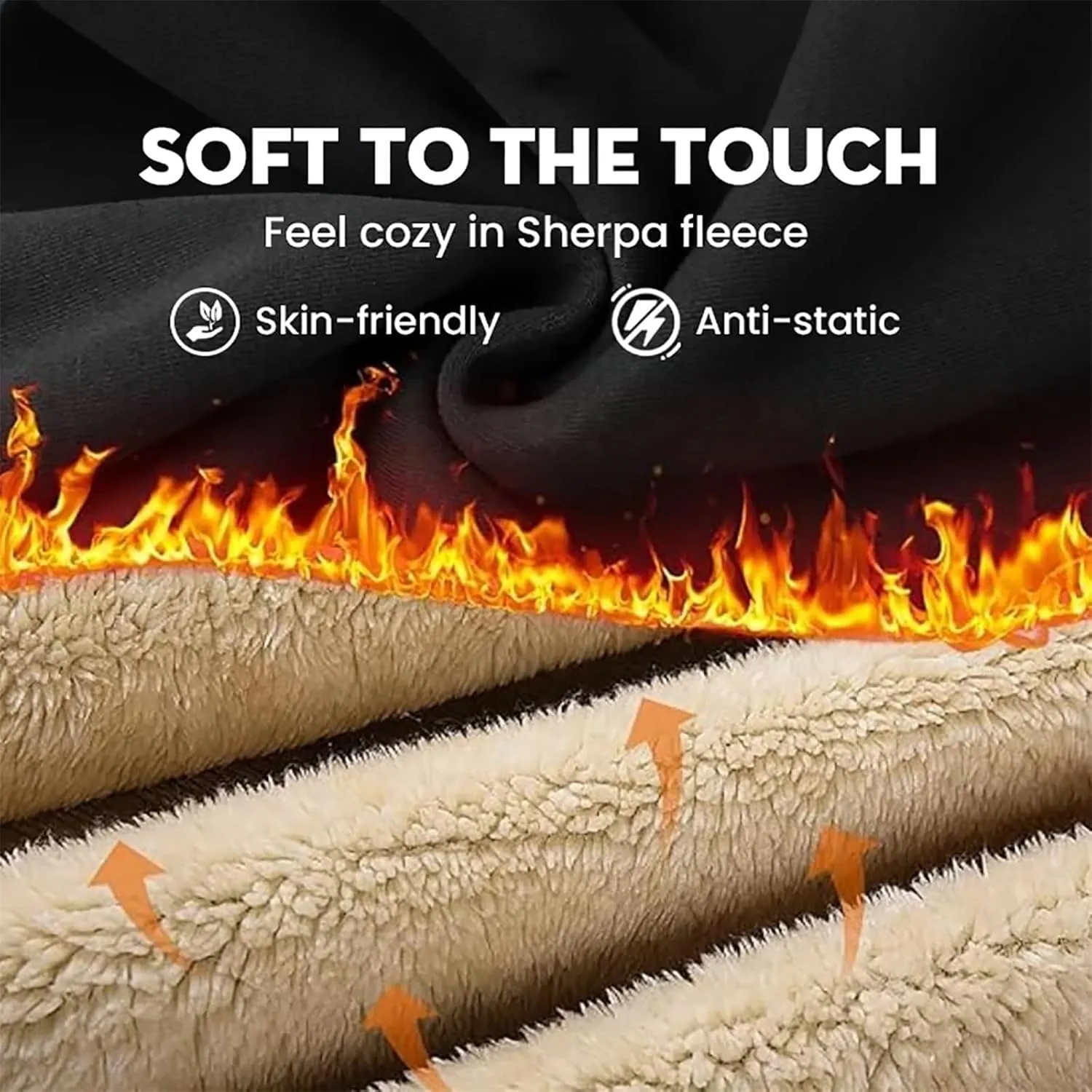 Waterproof Fleece Lined Snow Pants for Men with Jolly Snow Pants Fleeceactive Lambswool Joggers for Outdoor Activities