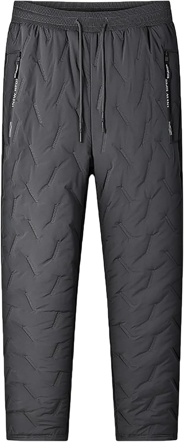 Waterproof Fleece Lined Snow Pants for Men with Jolly Snow Pants Fleeceactive Lambswool Joggers for Outdoor Activities