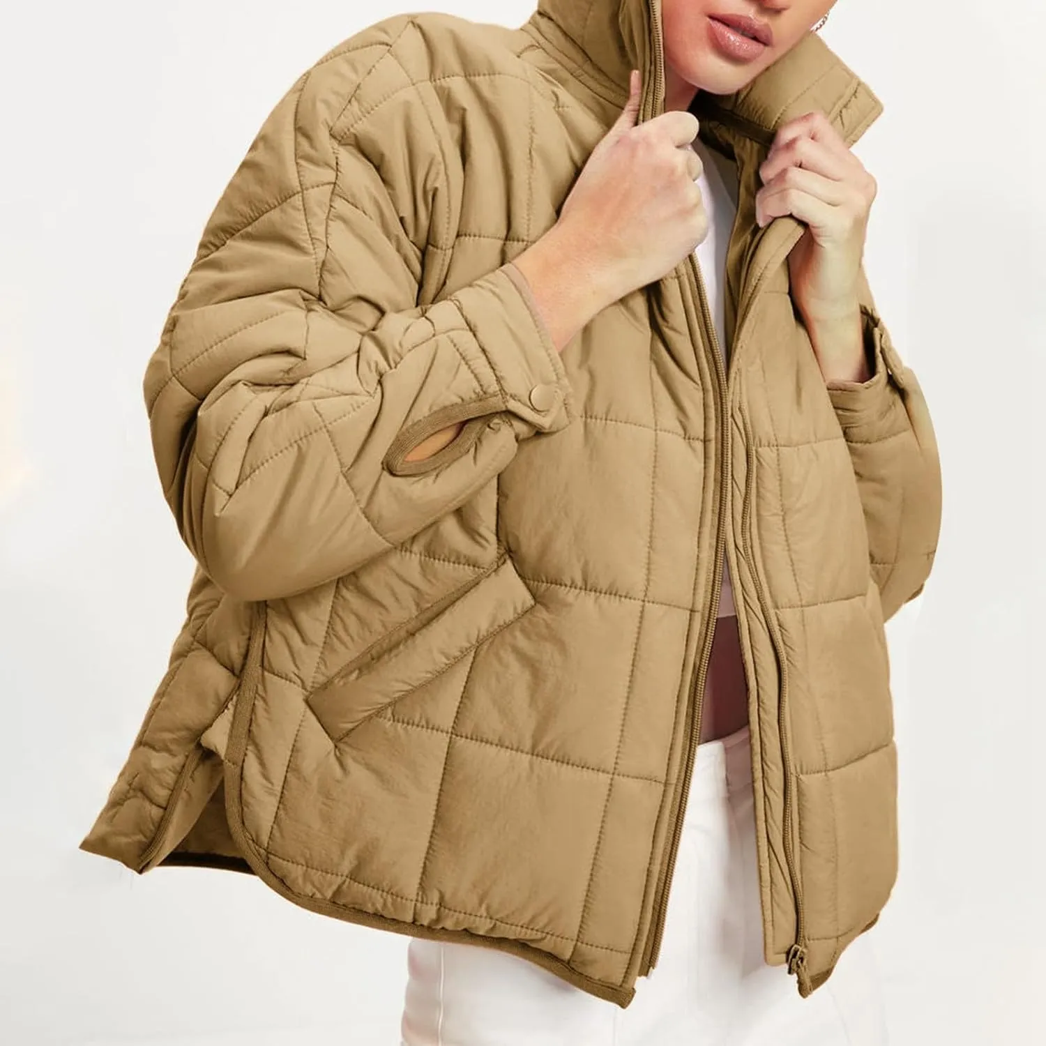 Waterproof Winter Coats For Women Long Sleeve Down Jacket Women'S Puffer Jackets Snow Clothes For Women