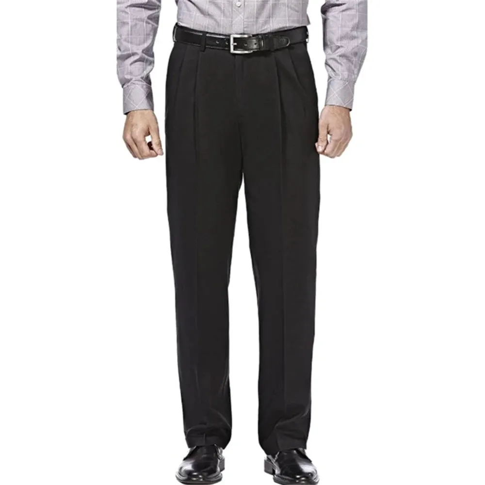 WIAOFELLAS  -  Mens Formal Straight Pants Classic Business Casual Pants Commuting British Elegant Regular Male Trousers Men'S Clothing 2025
