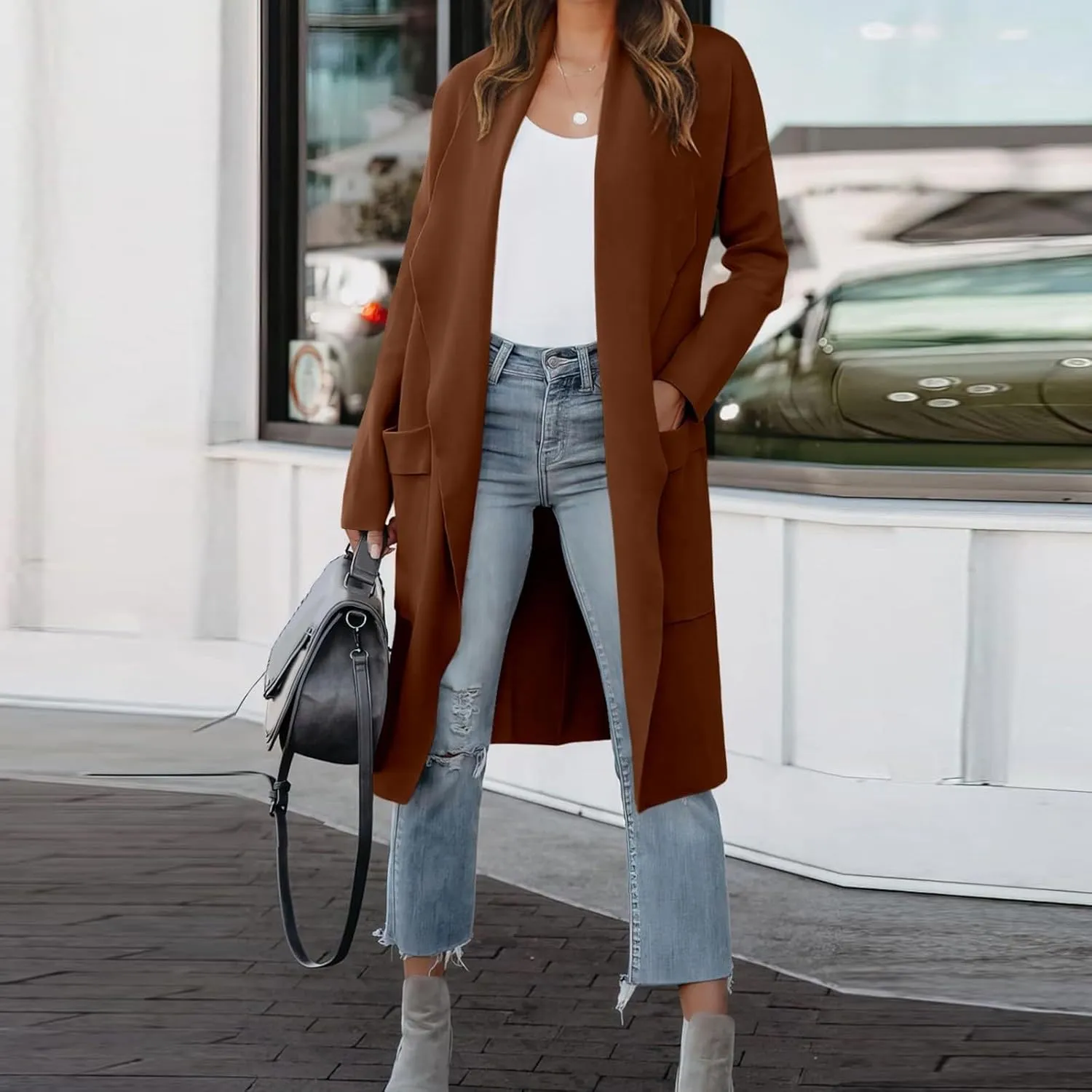 Winter Coat Women Long Coat Outwear Womens Elegant Windbreaker Wild Winter Women's Coat Long Coat Women The Drop