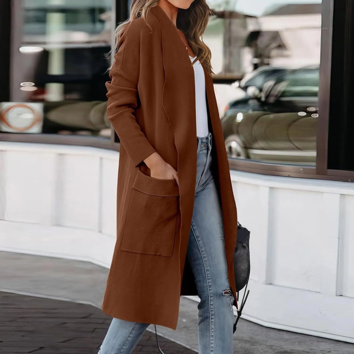 Winter Coat Women Long Coat Outwear Womens Elegant Windbreaker Wild Winter Women's Coat Long Coat Women The Drop