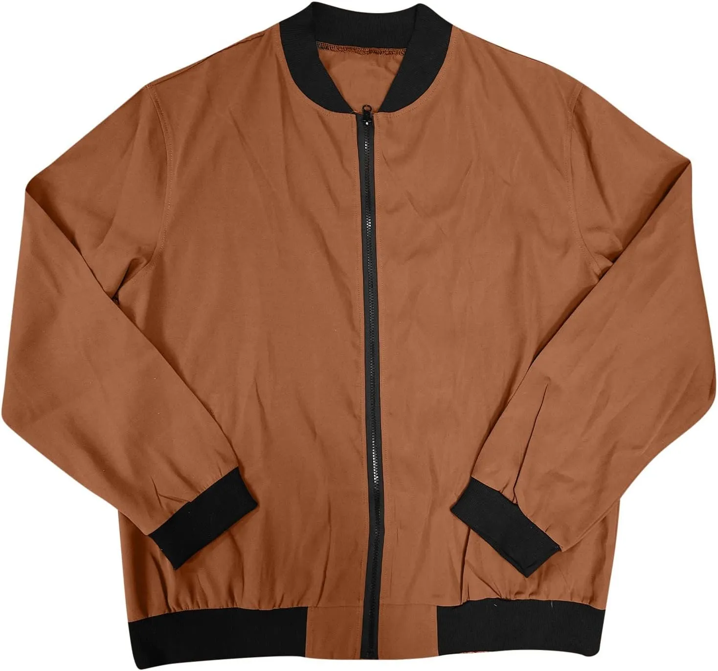 Winter Jackets for Men Men's Lightweight Bomber Jacket Causal Varsity Flight Windbreaker Track Jacket