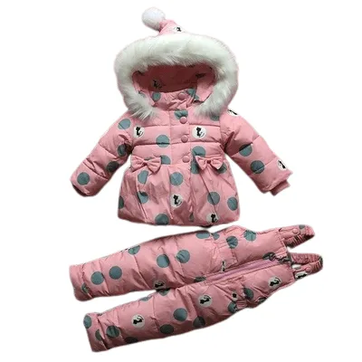 Winter Kids Baby Boys Girls Warm Duck Jacket Parka Thick Coat Clothes