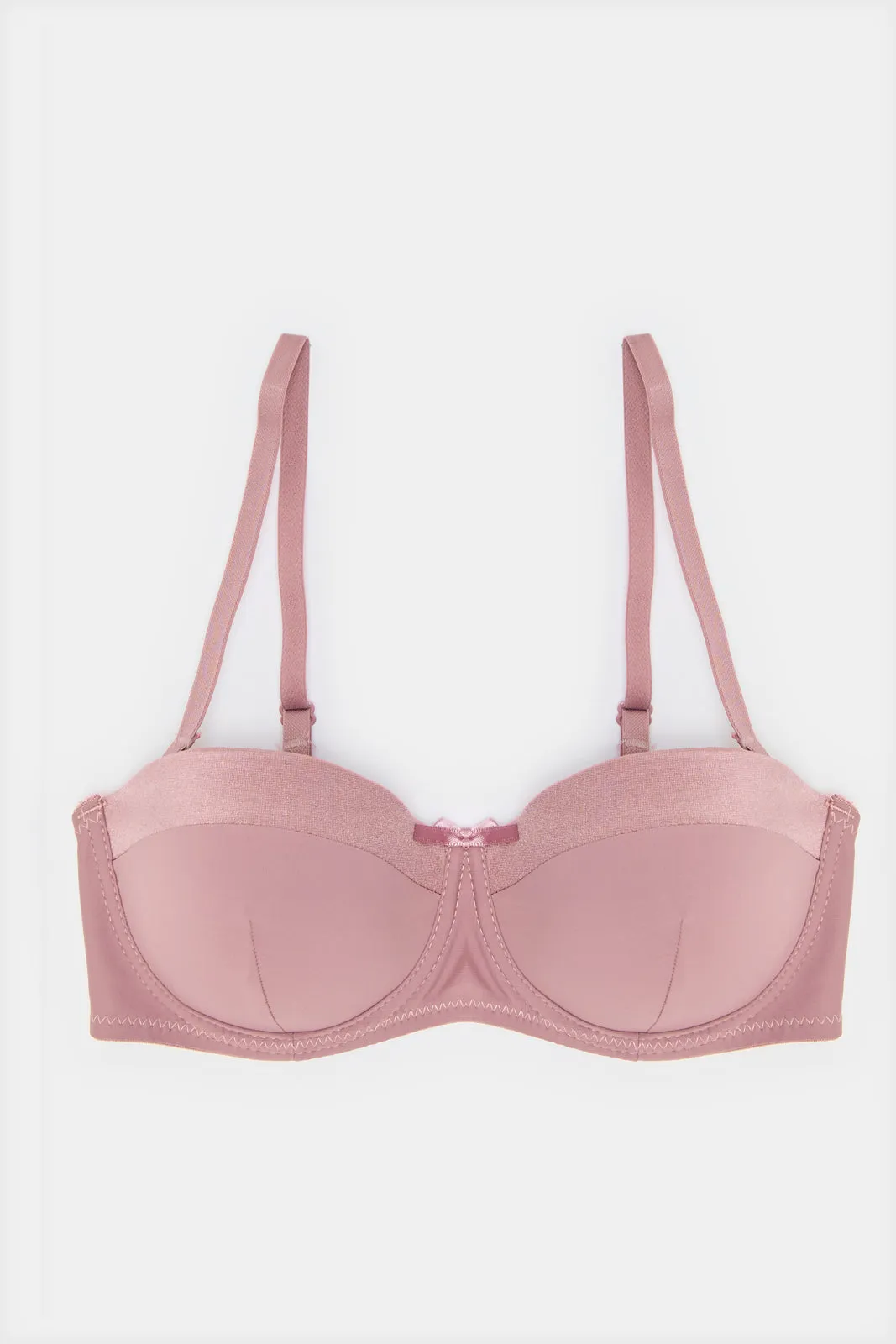 Women Assorted Solid Padded Balconette Bra (Pack of 3)