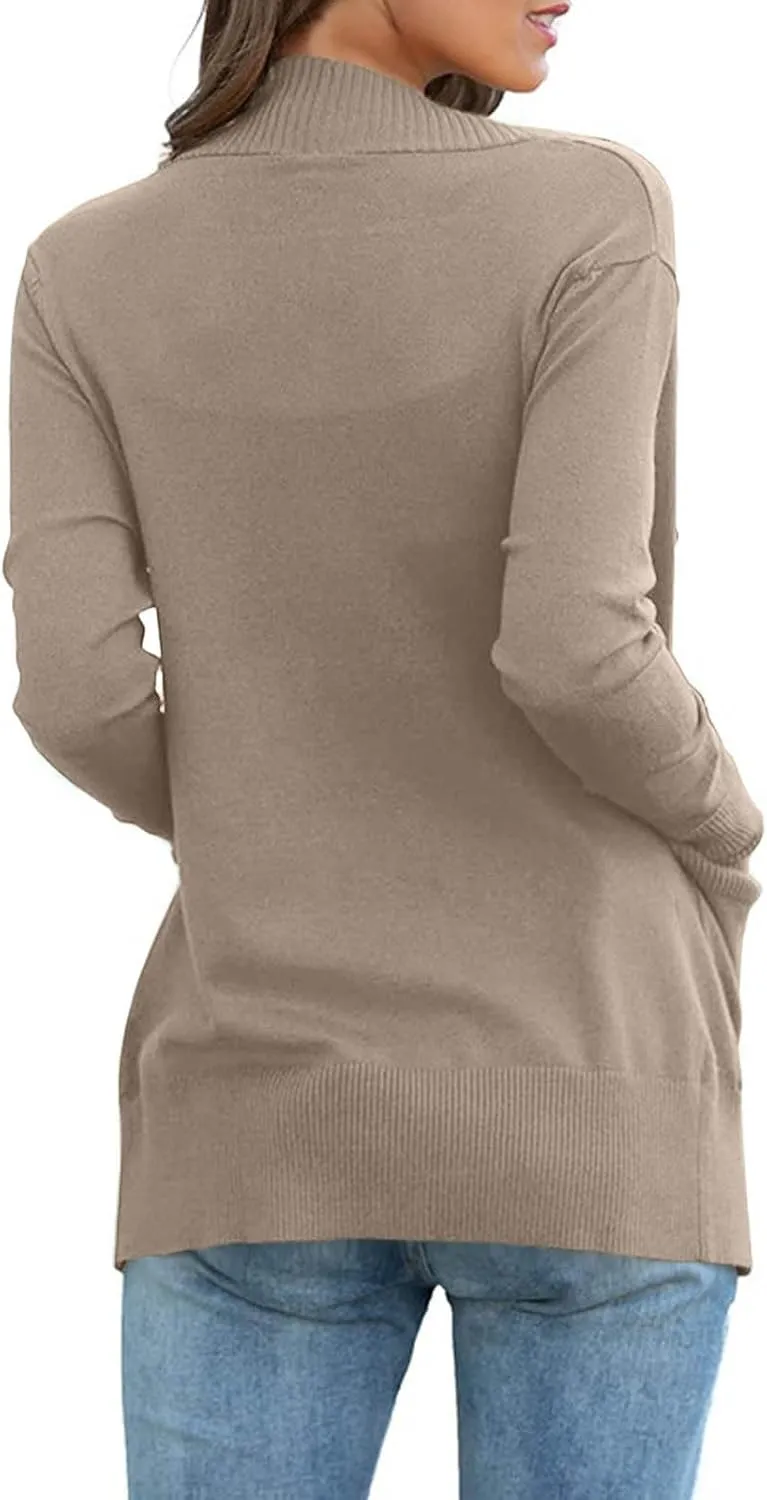 Women Cardigans Lightweight Open Front Cardigan Sweaters Draped Kimono Cardigan Casual Knit Sweaters Coat Soft Outwear