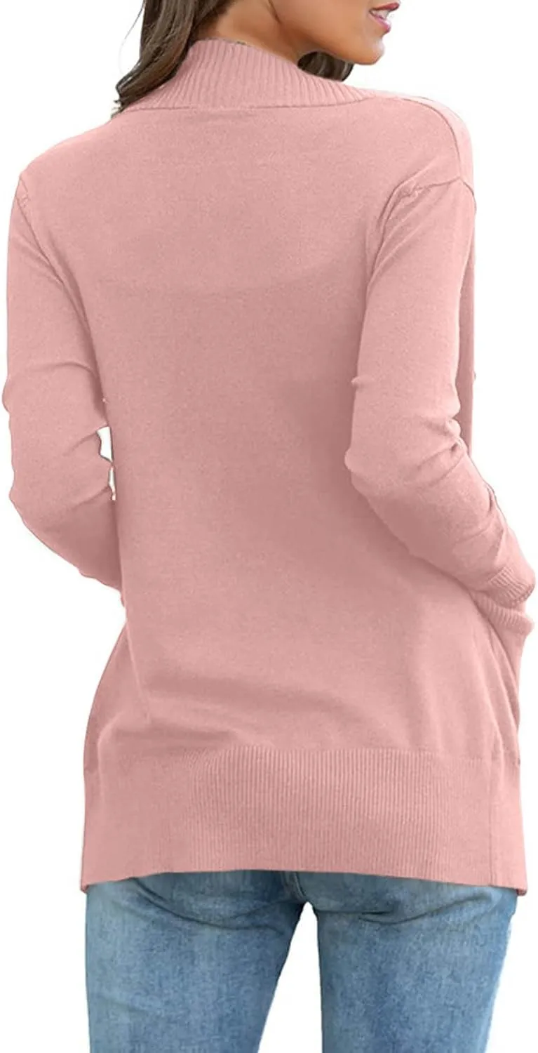 Women Cardigans Lightweight Open Front Cardigan Sweaters Draped Kimono Cardigan Casual Knit Sweaters Coat Soft Outwear