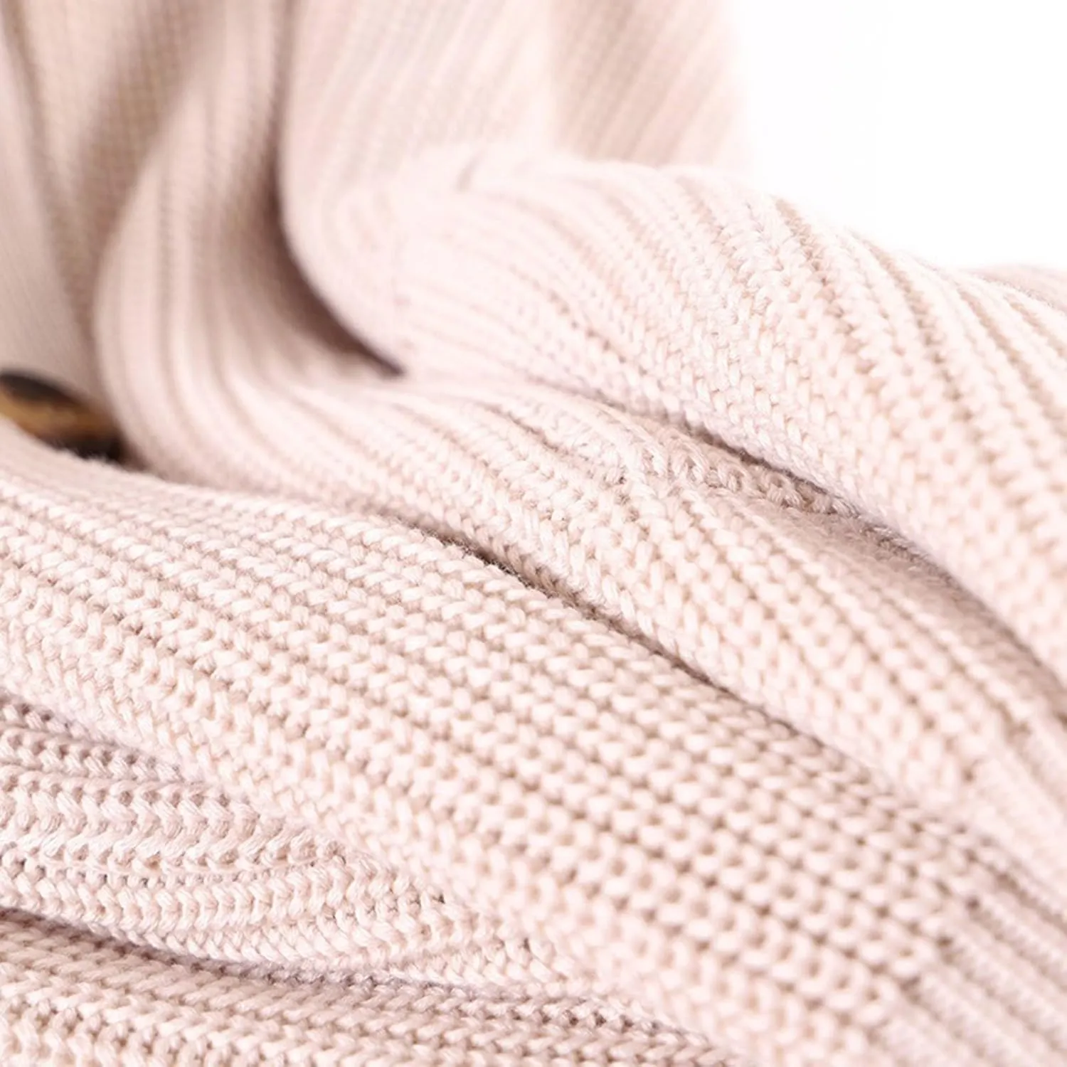 Women Loose Cardigans Soft Knit Cardigan Sweater Knit Open Front Button Down Knitwear Tops Outerwear Coat with Pockets