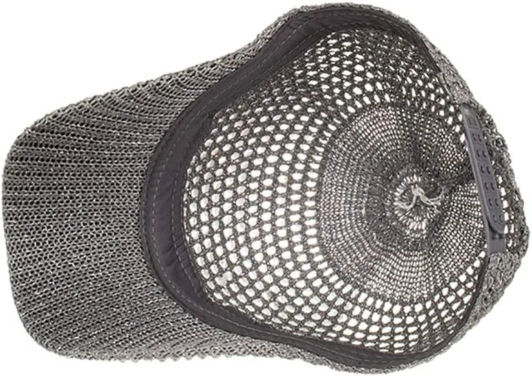 Women Men Studded Rhinestone Crystals Adjustable Ponytail Mesh Baseball Cap Shiny Bling Casual Sports Cap Breathable Sun Hat