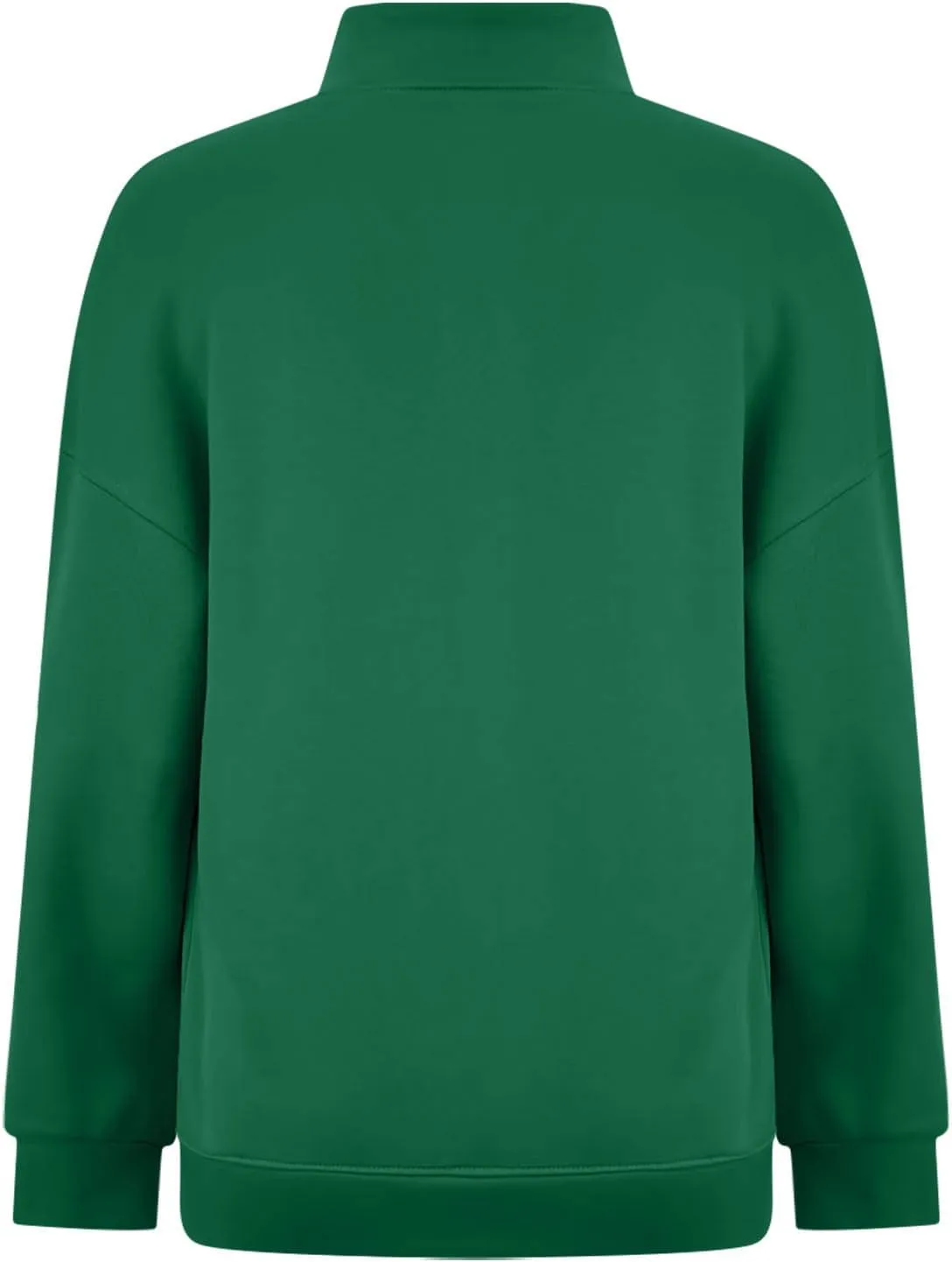 Womens 2025 Fashion Sweatshirts Oversized Half Zip Pocket Sweatshirt Casual Long Sleeve Pullover Tops