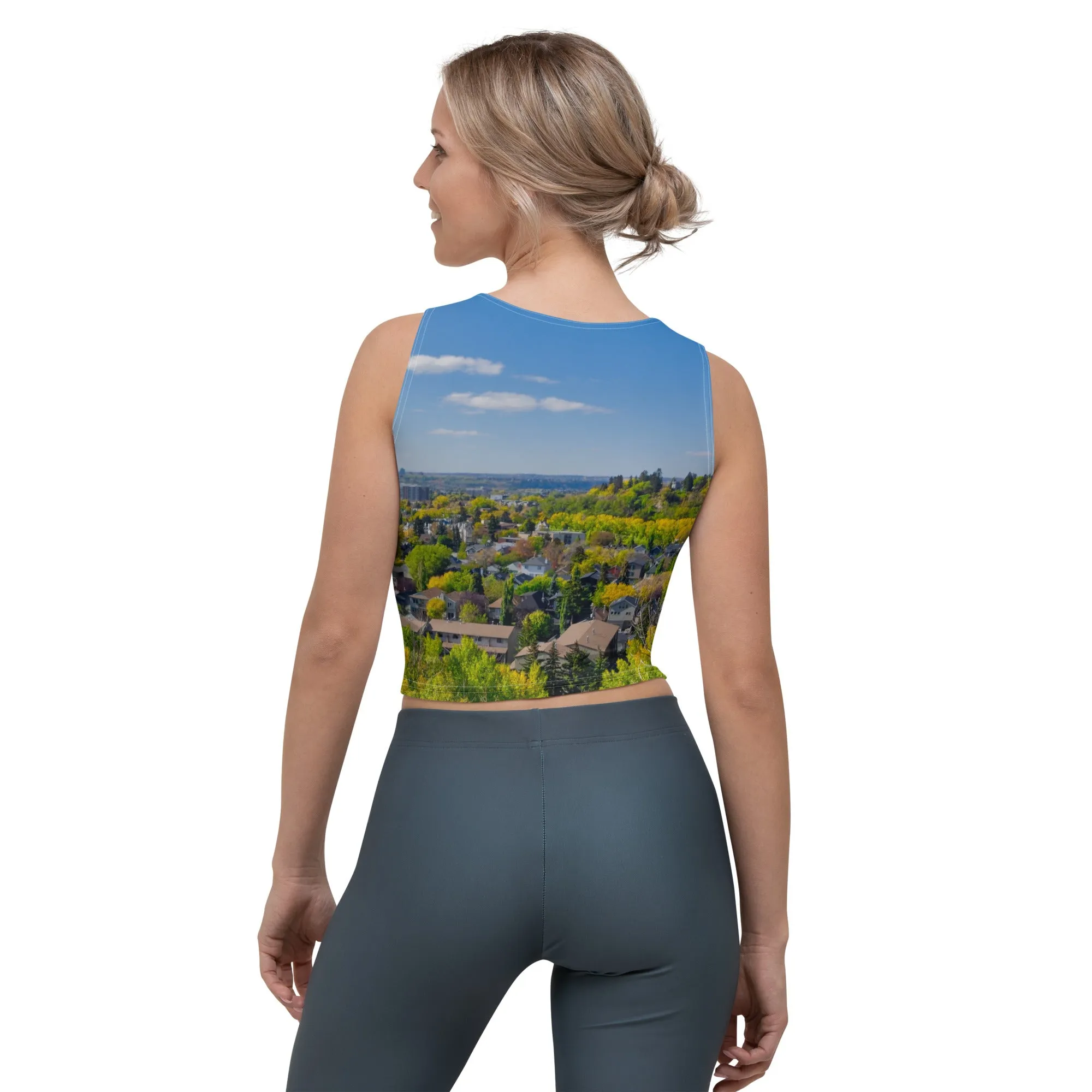 Women's All-Over Crop Top - McHugh Bluff Fall