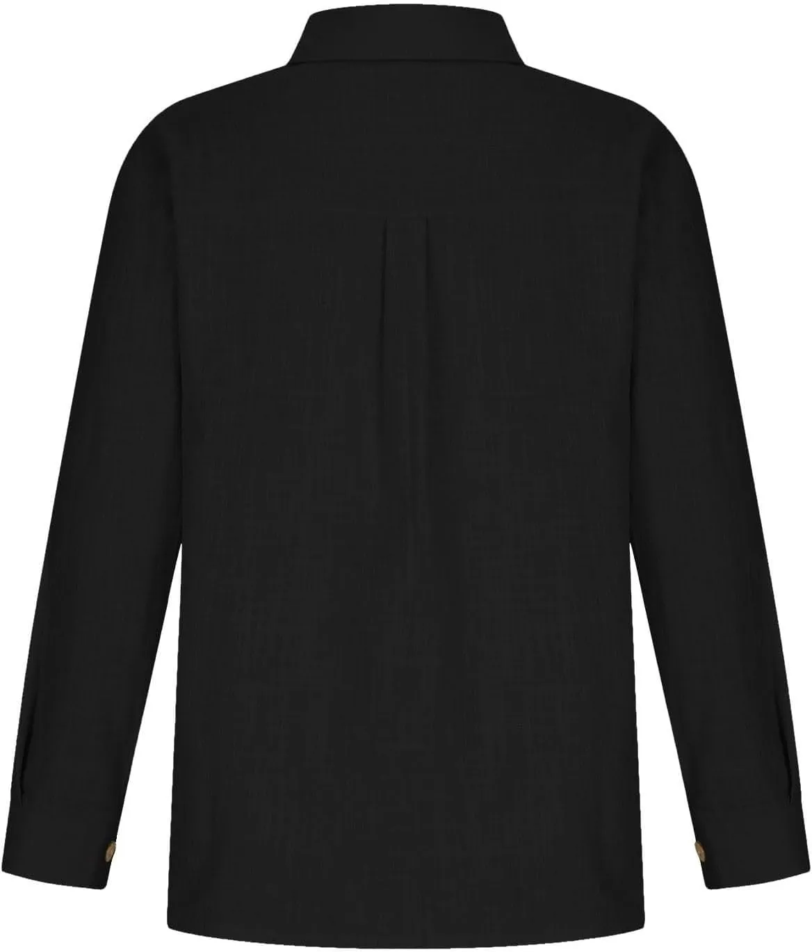 Womens Button Down Shirts Dress Shirts Long Sleeve Blouses V Neck Solid Casual Tunics Tops