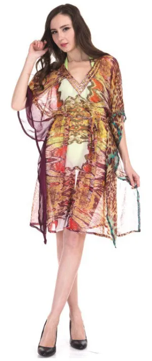 women's chiffon tops - colored prints Case of 24